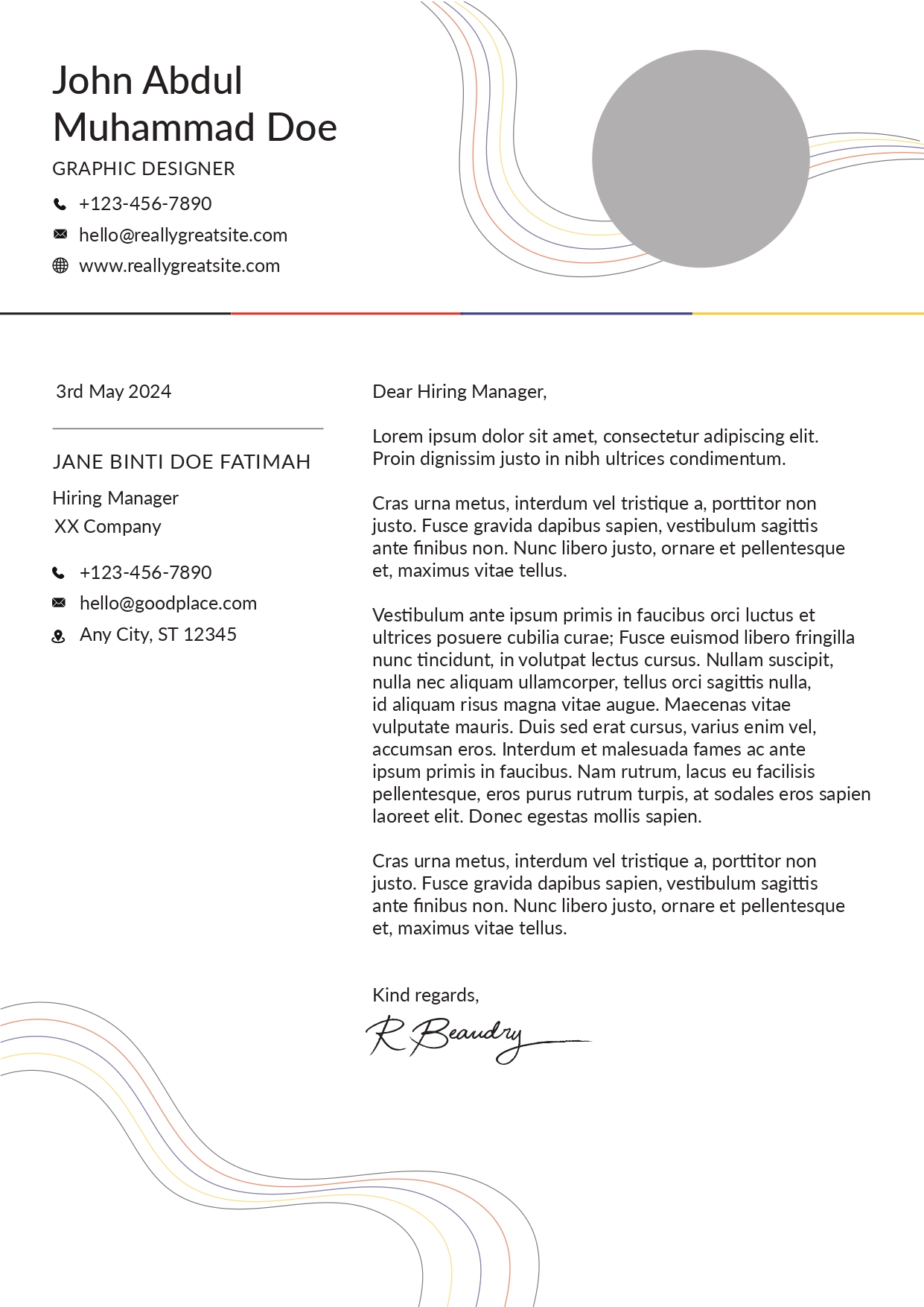 Letter by JobSarawak